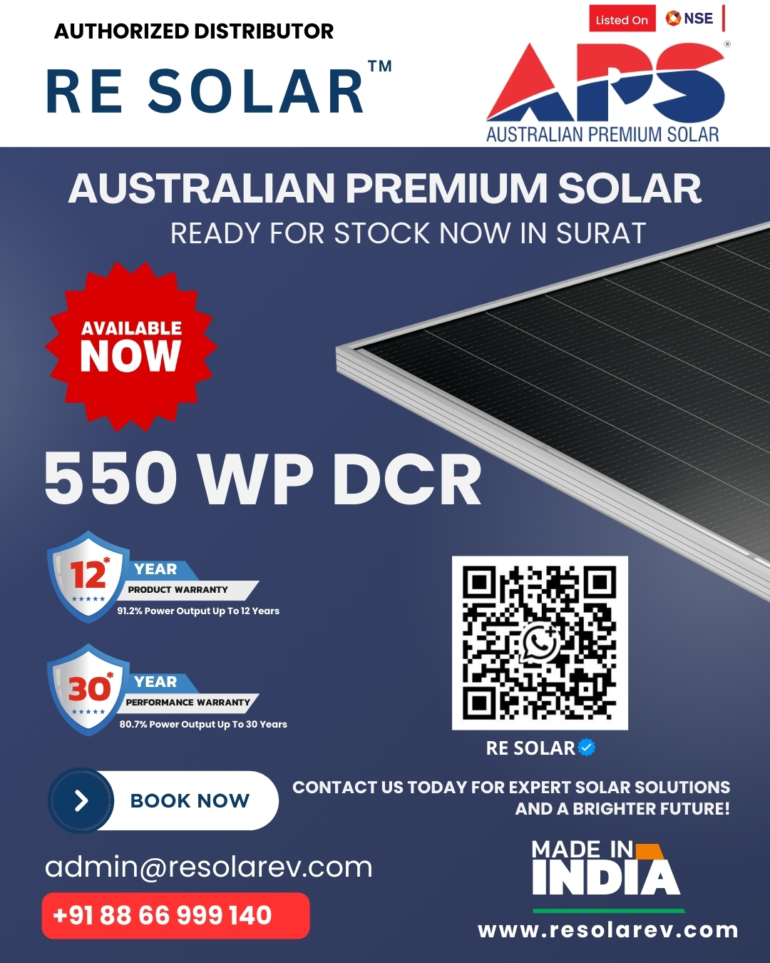 Blue Professional Modern Solar Energy Installation Services Campaign Instagram Post